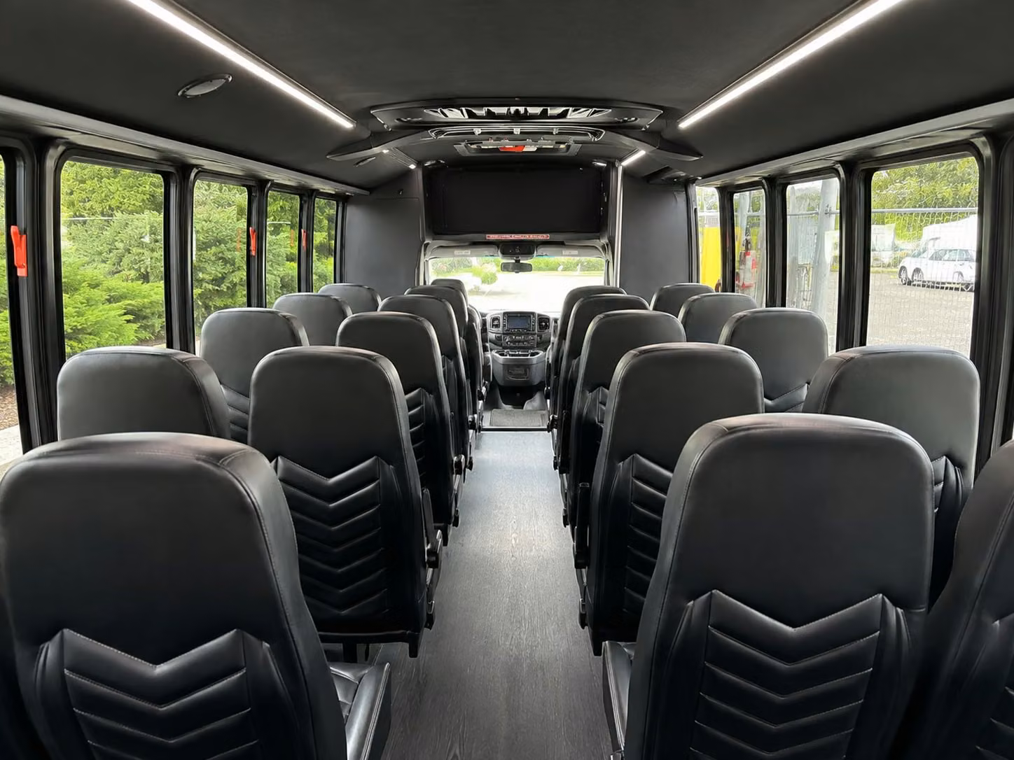 18 passenger minibus inside