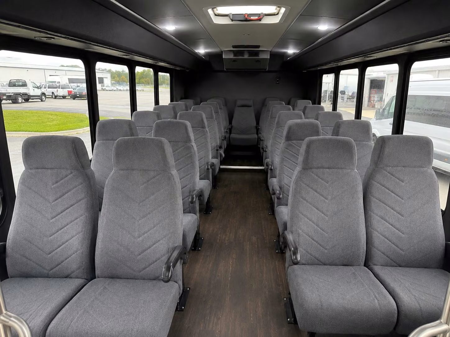 18 passenger minibus interior