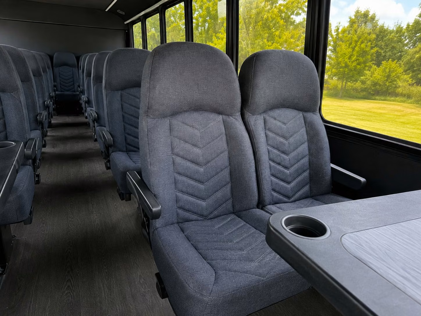 20 passenger minibus inside