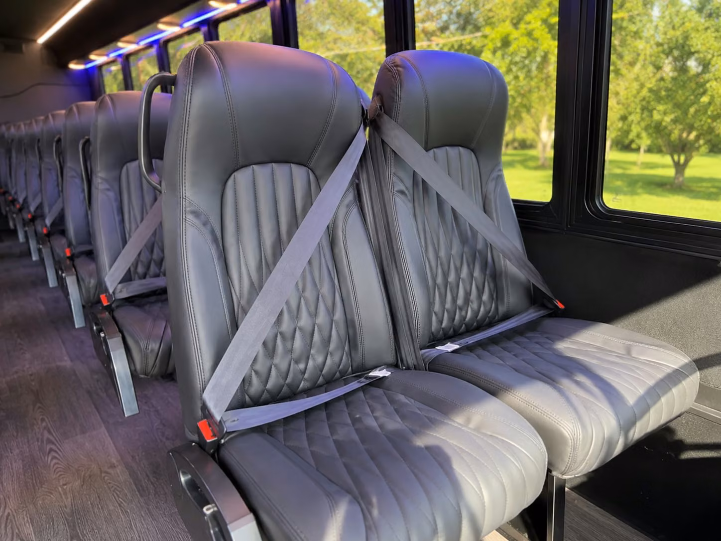 20 passenger minibus interior