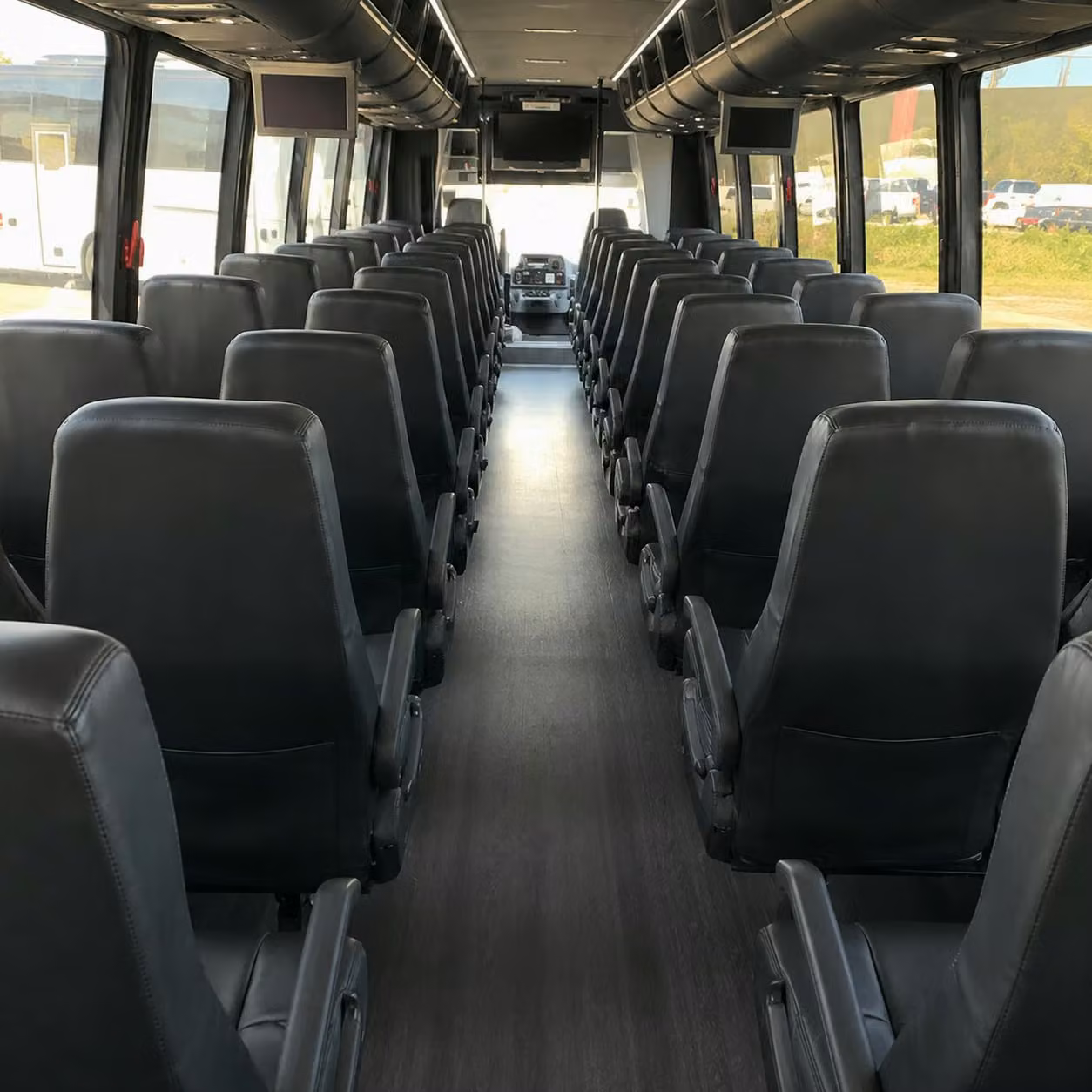 28 passenger minibus interior
