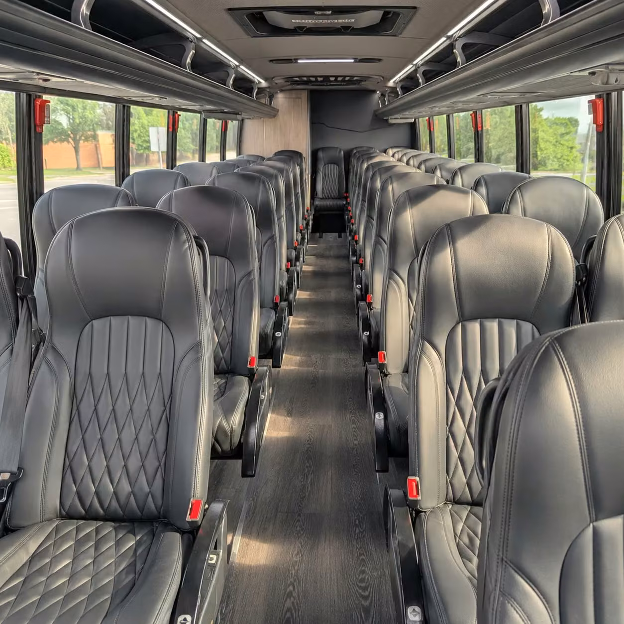 35 passenger minibus interior