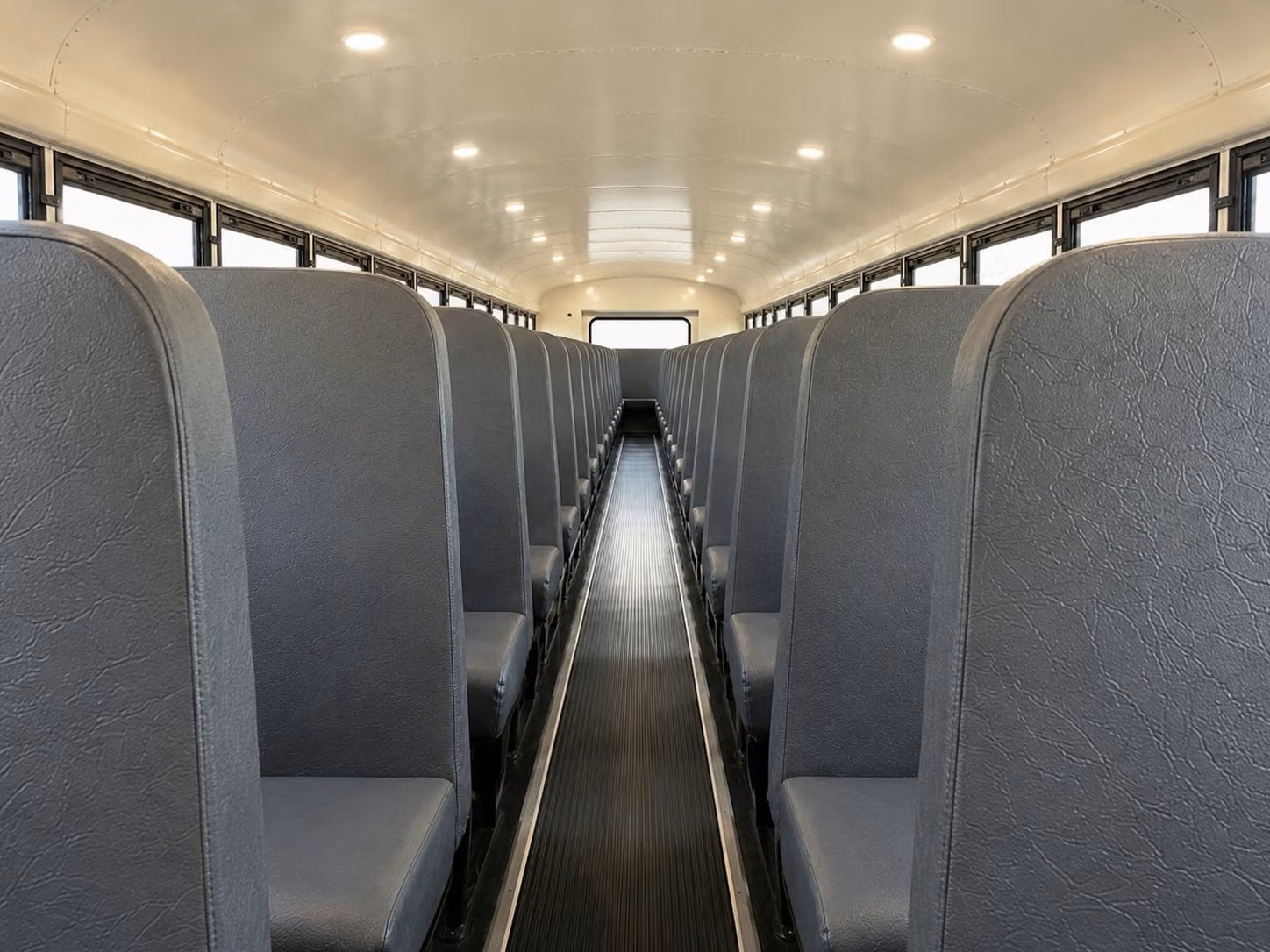 school bus inside