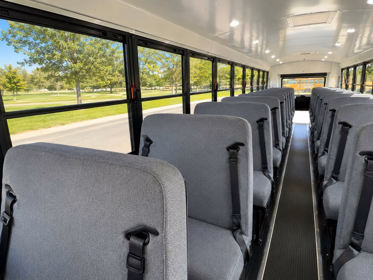 school bus interior